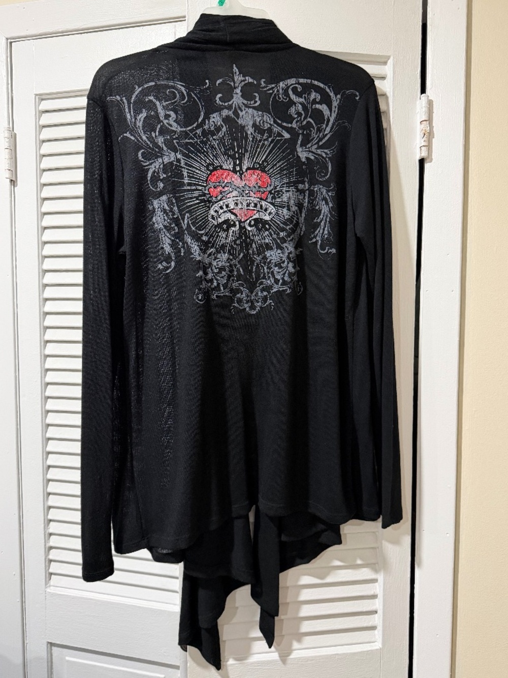 No Boundaries Long Blouse Small